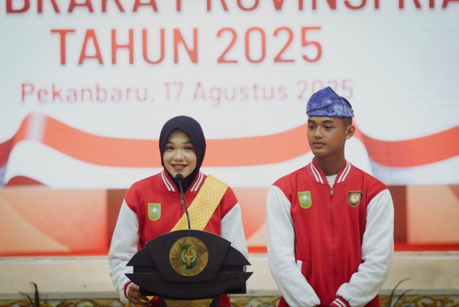 Syifa dan Fadli Terharu Bisa Jadi Paskibraka Riau, Ini Pengakuannya