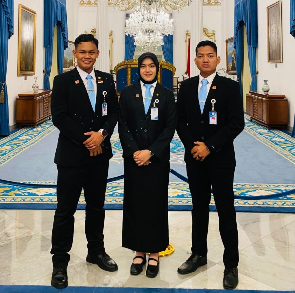 Harumkan Nama Daerah, Tiga Putra Putri Riau Ini Ditugaskan Sebagai Protokol Perbantuan di Istana Negara