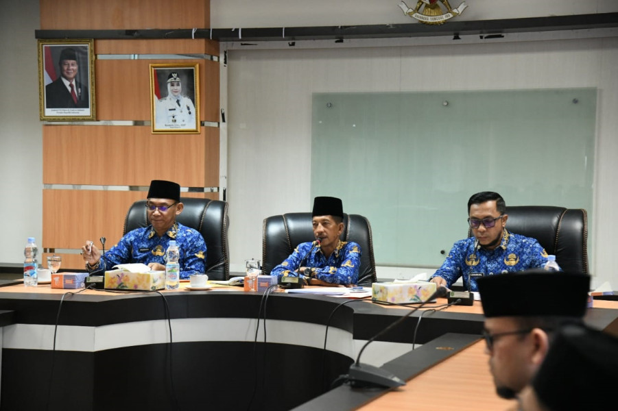 Rapat Realisasi Fisik dan Keuangan APBD 2025 per Agustus, OPD Zona Merah Diminta Akselerasi