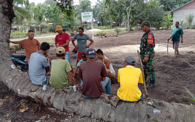 Komsos Koramil 03, Berikan Edukasi Kepada Generasi Muda