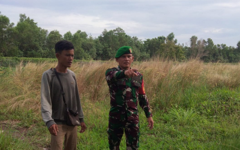 Terkait Bahaya Karhutla, Sertu Arjuna Rutin Patroli