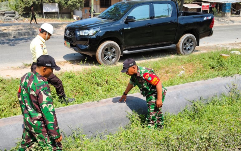 TNI dan Unsur Keamanan Perusahaan Sosialisasi Larangan Bangun di Atas Jalur Pipa