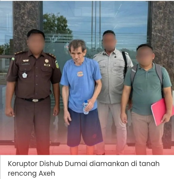 13 Tahun Menghilang, Buronan Korupsi Dishub Dumai Akhirnya Dibekuk di Aceh