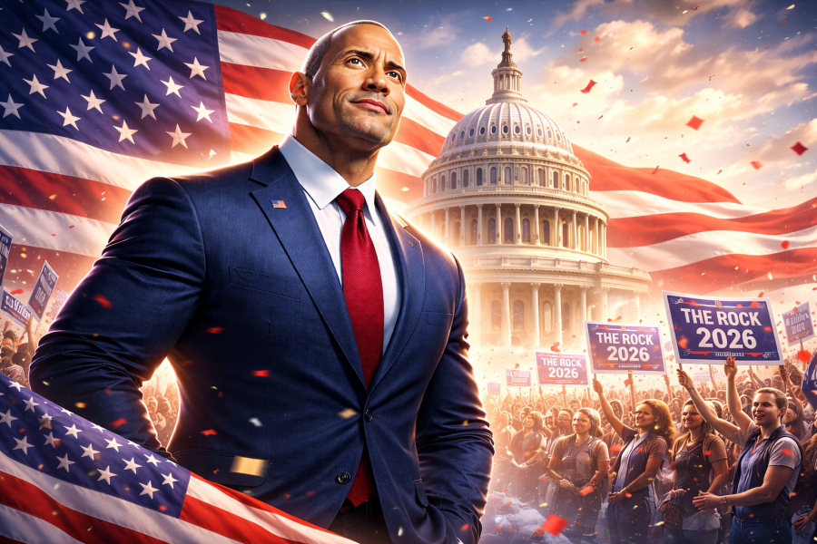 Tren Artis Masuk Politik, Nama The Rock Kembali Dibahas