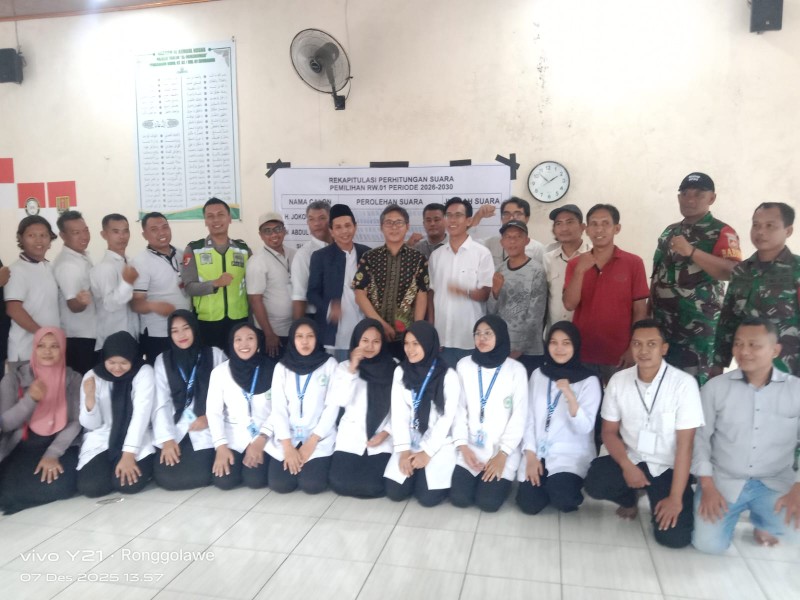 Abdul Halim Terpilih Jadi Ketua RW 01 Penggaron Kidul