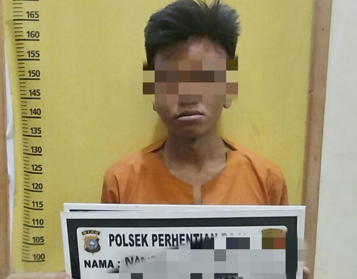 Tertangkap Tangan, Pelaku Curanmor di Hajar Massa di Desa Lubuk Sakat