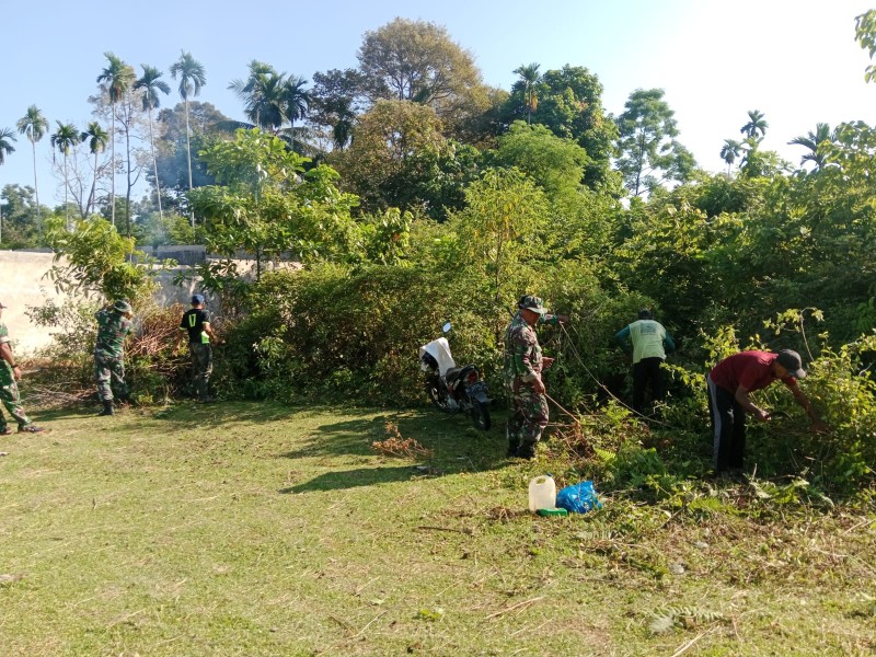 Optimistis Sukseskan TMMD Ke-129, TNI dan Warga Satukan Tekad Siapkan Pembukaan Program Harapan Petani di Pidie