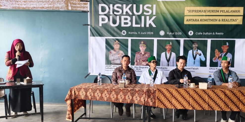 Supremasi Hukum Jadi Sorotan, HMI Pelalawan Satukan Mahasiswa dan Aparat Penegak Hukum dalam Dialog Terbuka