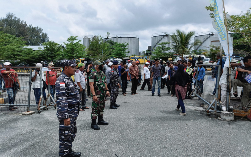 Keberangkatan Pemudik di Terminal Penumpang Pelindo Dumai Berlangsung Lancar