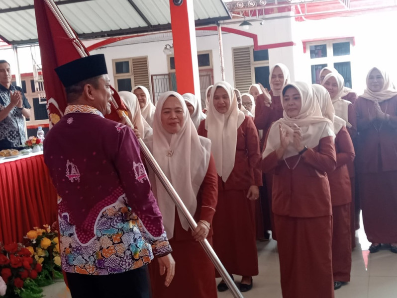 Wabup Saparudin Poti Lantik Pengurus GOW Rokan Hulu 2025-2030, Masni Bahtiar Jabat Ketua