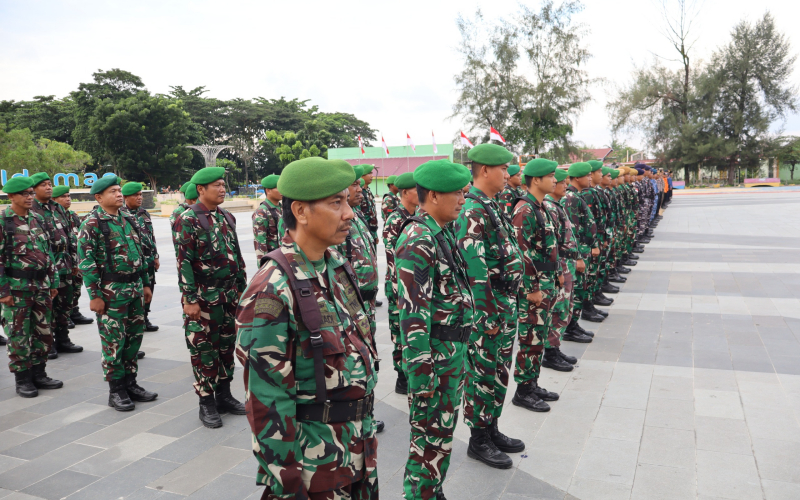 Kodim 0320 Dumai Hadirkan Pasukan dalam Upacara Hari Kesaktian Pancasila 2025