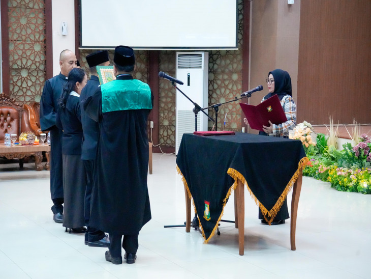 Dorong Reformasi Birokrasi, Pemkab Kampar Lantik 20 Pejabat Fungsional Baru