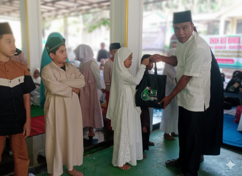 KSJ Rohil Salurkan Rp57 Juta Santunan Akbar untuk 194 Anak Yatim dan Dhuafa di Bakti Makmur