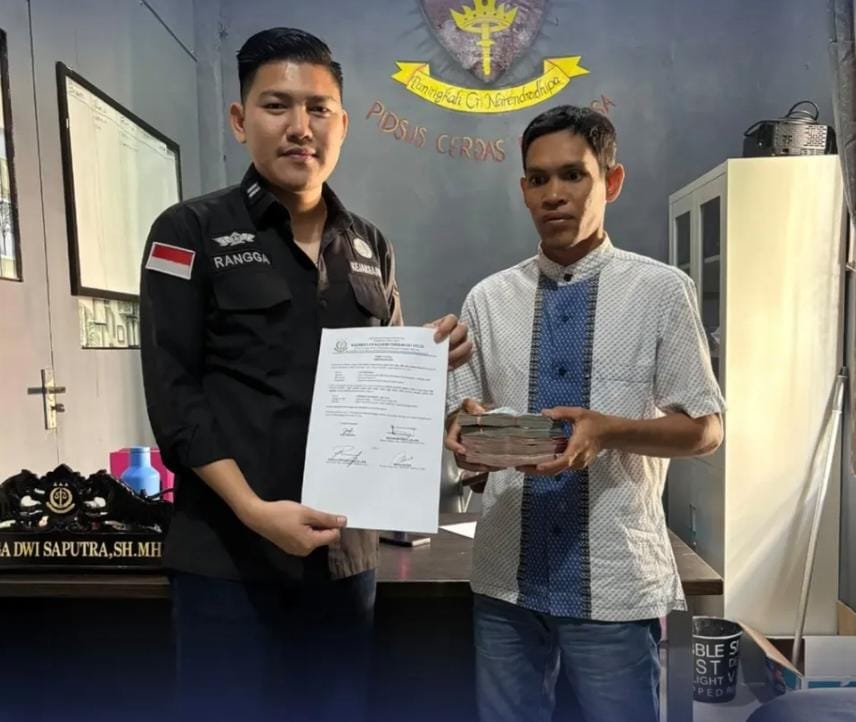 Kejari Inhil Terima Uang Pengganti Dari Perkara Korupsi APBDes Kelumpang 2017