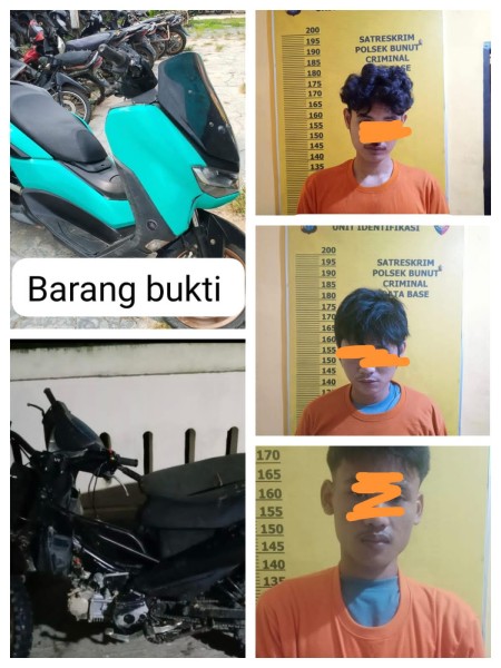Sembilan Hari Buron, Pelaku Curanmor Dibekuk Polsek Bunut di Sorek Satu