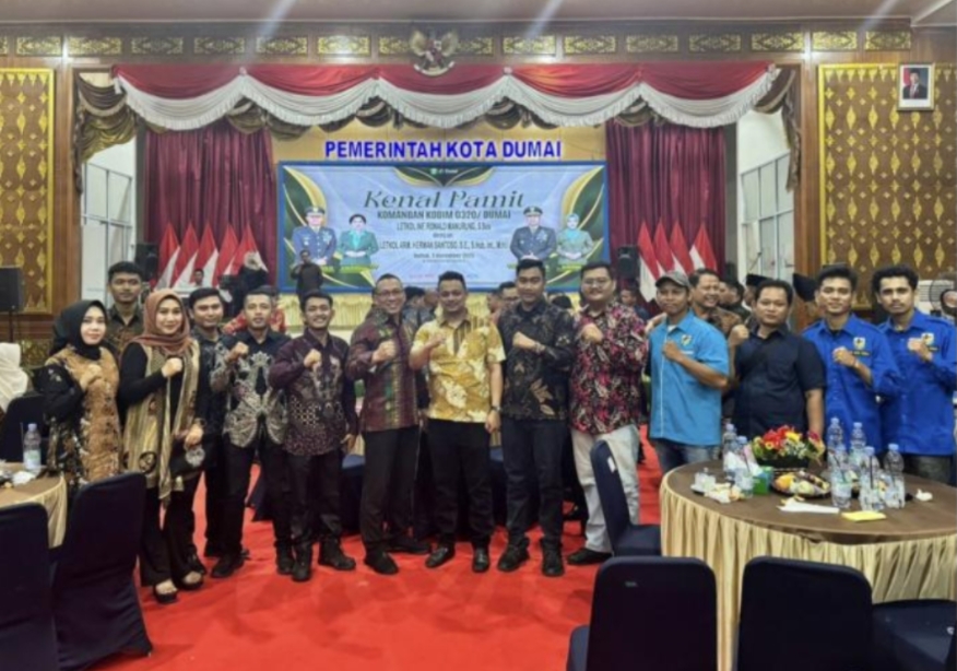 KNPI Dumai Sambut Hangat Dandim Baru Letkol Arm Herman Santoso, Siap Perkuat Kolaborasi Pemuda dan TNI