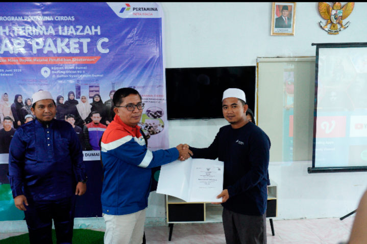 Lewat Kejar Paket C Pertamina Kilang Dumai Perluas Akses Pendidikan