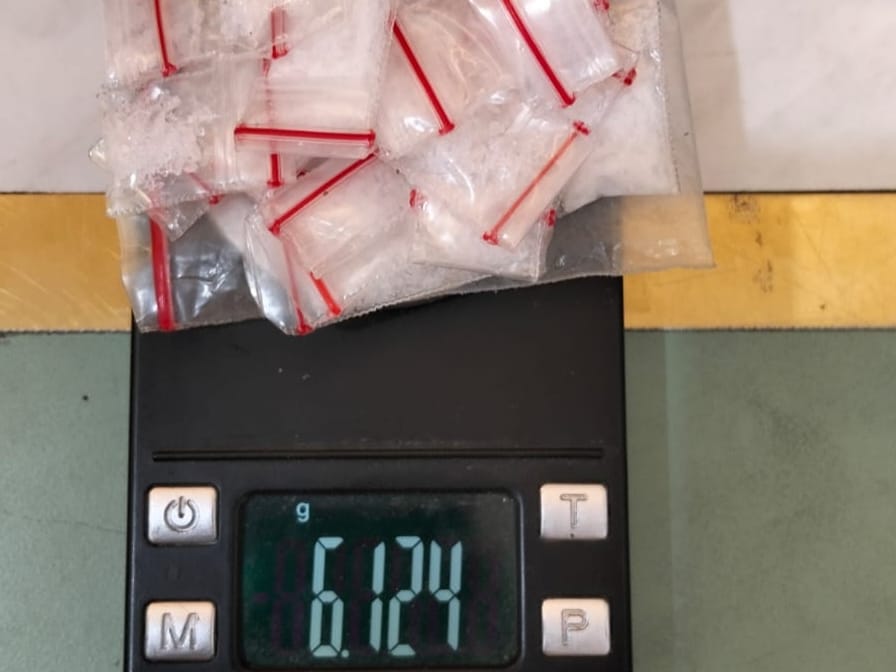 Polsek Tambusai Utara Tangkap Dua Pengedar Narkotika di Mahato, Sita Barang Bukti 22 Paket Sabu