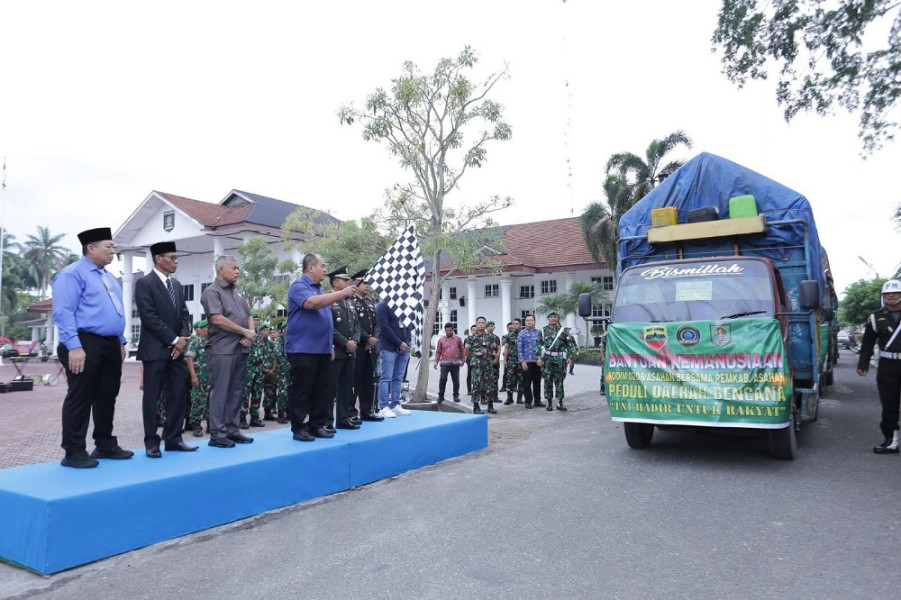 Bupati Asahan Lepas Bantuan Kemanusiaan untuk Korban Bencana Alam