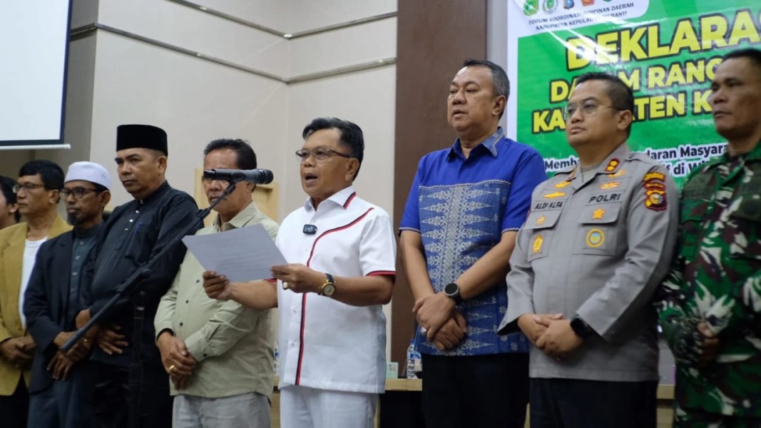 Deklarasikan Aksi Damai, Bupati Asmar: Demokrasi Harus Jadi Perekat, Bukan Perpecahan