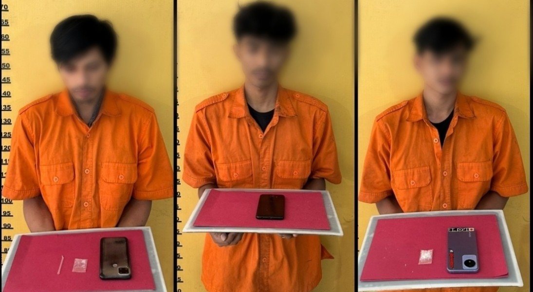 Satres Narkoba Polres Inhu Gulung 3 Pelaku Narkoba di Kelurahan Kambesko Rengat, Ini Daftarnya