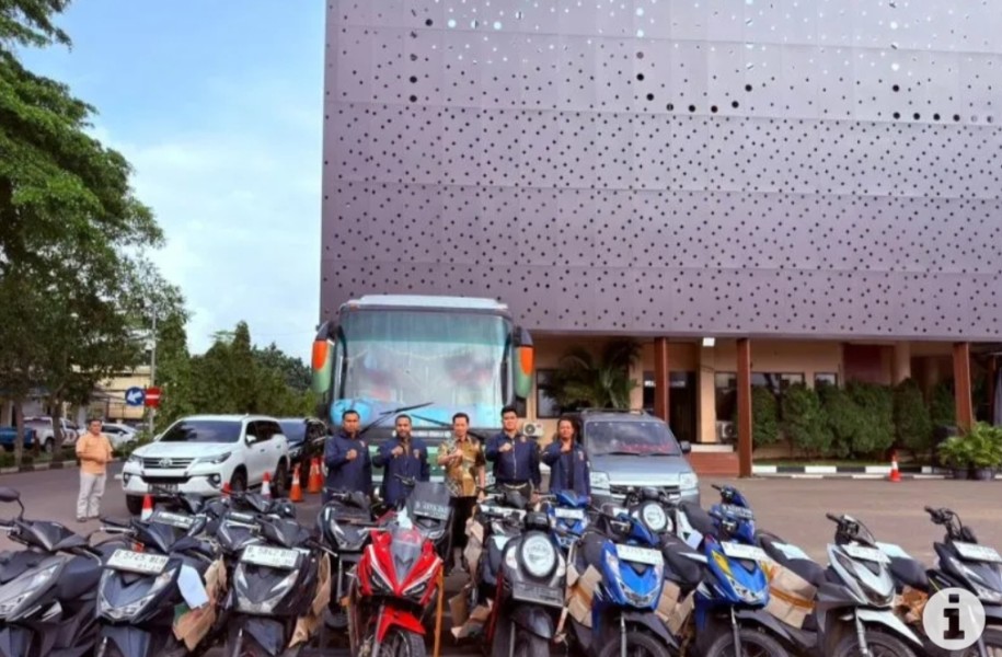 Angkut 16 Motor Diduga Hasil Kejahatan, Enam Orang Diciduk Polda Banten di Merak