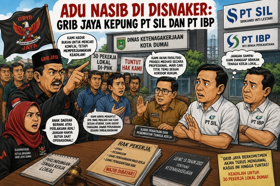 Hak Buruh Dipersoalkan, GRIB Jaya Desak PT SIL-PT IBP