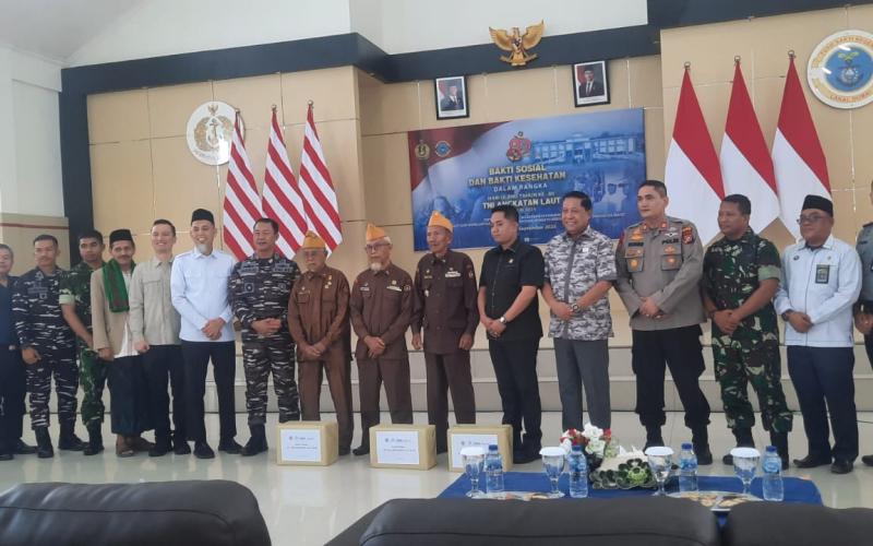 Hadiri HUT ke-80 TNI AL, Pelindo Regional 1 Dumai Tegaskan Komitmen Sinergi