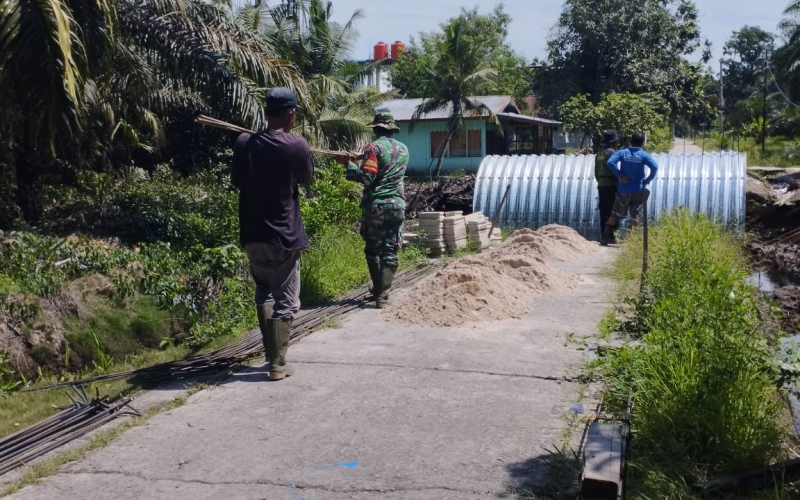 Pembangunan Jembatan Armco di Lubuk Gaung Terus Berlanjut, Ratusan KK Akan Merasakan Manfaat
