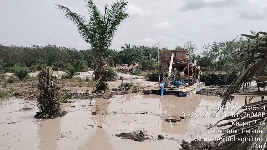 Ketua LSM LAI Desak Polres Inhu Tindak Tegas Dugaan PETI di Desa Katipo Pura, Warga Keluhkan Sungai Tercemar