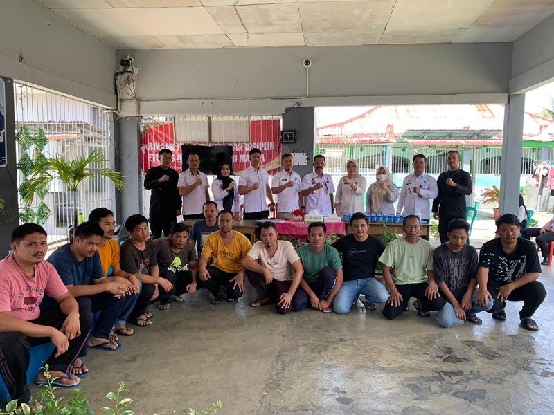 Rutan Manna Bengkulu Selatan Bebas Narkoba, Hasil Tes Urine Petugas dan WBP Dinyatakan Negatif