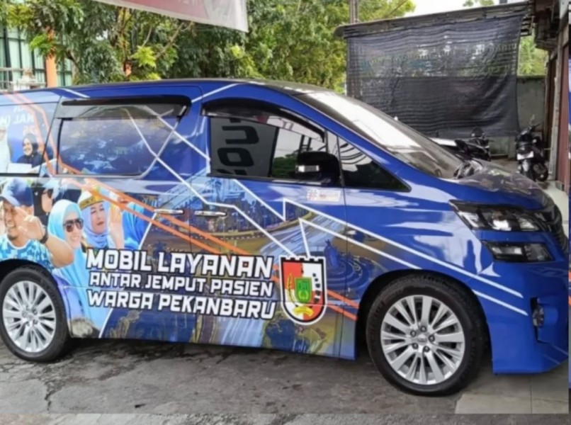 Toyota Alphard Walikota Pekanbaru Layani Antar-Jemput Pasien Puskesmas