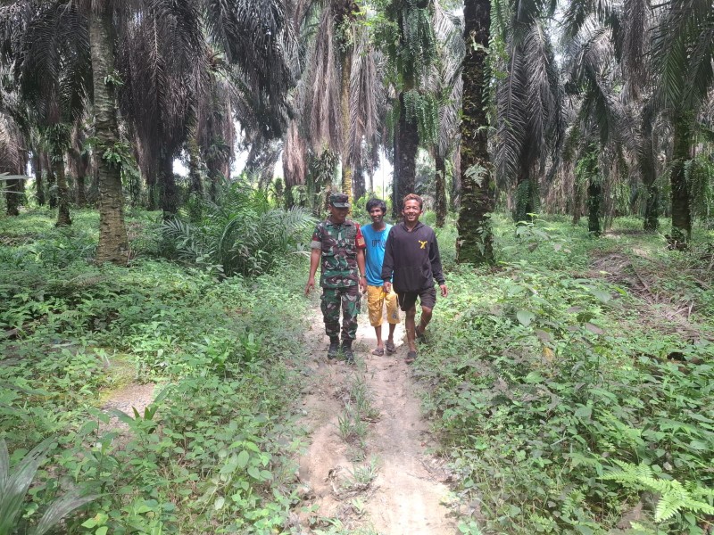 Koptu L. Sigalingging Laksanakan Patroli Karhutla di Perawang Barat, Tidak Ditemukan Titik Api