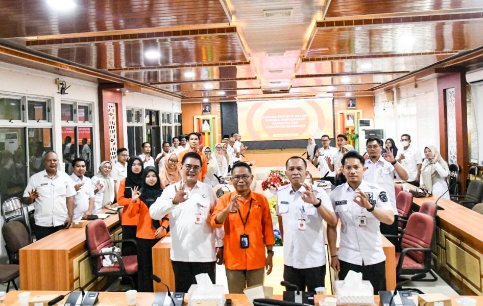 BPS, Bappeda, dan Diskominfotik Bengkalis Perkuat Literasi Statistik untuk Tingkatkan Kapasitas ASN