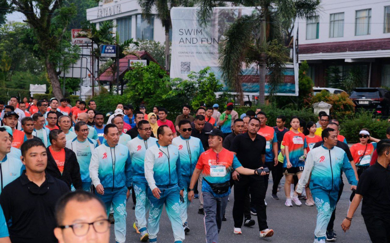 Gubri Abdul Wahid Meriahkan Bhayangkara Run 2025, Serukan Cinta Alam