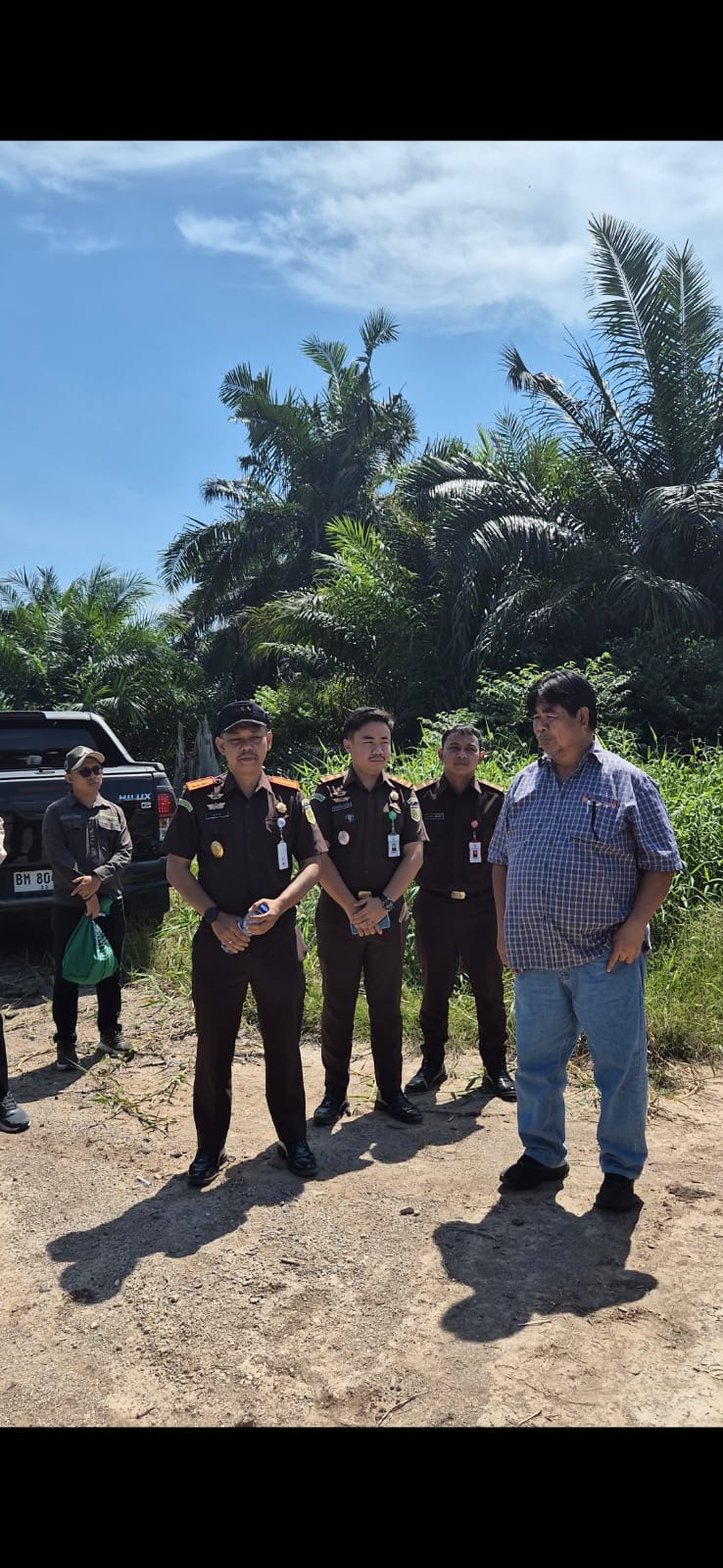 Kejari Pelalawan Turun ke Lapangan, Eksekusi Putusan MA Kasus Karhutla PT Adei Mulai Dipetakan