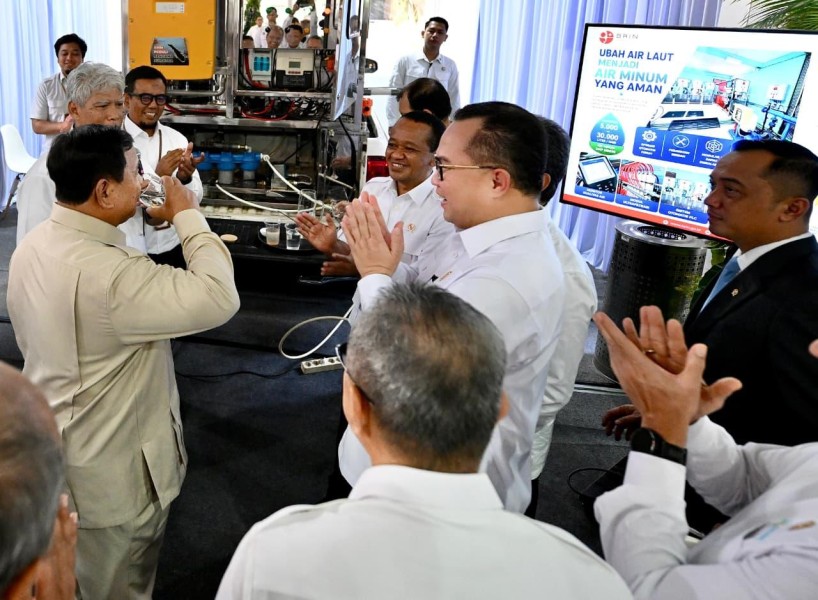 Prabowo Tinjau Inovasi BRIN, dari Teknologi Air Minum hingga Pesawat Nirawak
