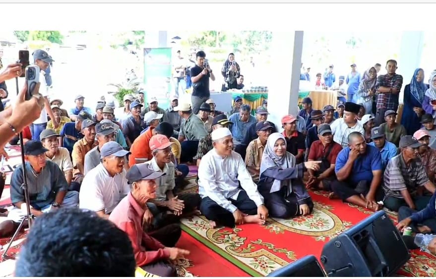 Open House, Bupati Inhil Sambut Kehadiran Tukang Becak, Penyapu Jalan dan Penambang Pompong
