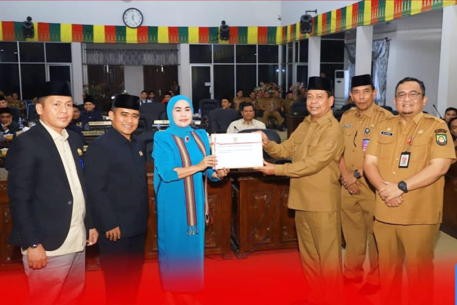 Gelar Paripurna DPRD, Wabup Rohul Sampaikan KUA-PPAS Perubahan 2025