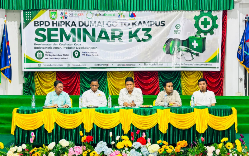 HIPKA Dumai Gelar Seminar K3, Perkuat Sinergi Dunia Usaha dan Pendidikan