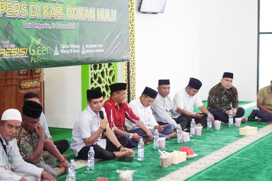 Pererat Sinergitas, Polres Rokan Hulu dan Jurnalis Gelar Buka Puasa Bersama Penuh Kebersamaan