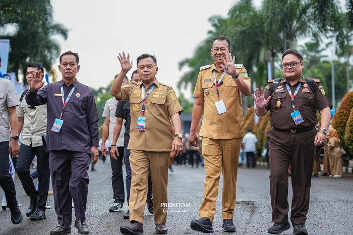 Sinergi Menuju Indonesia Emas 2045, Bupati H. Asmar Hadiri Rakornas Bersama Presiden di Sentul