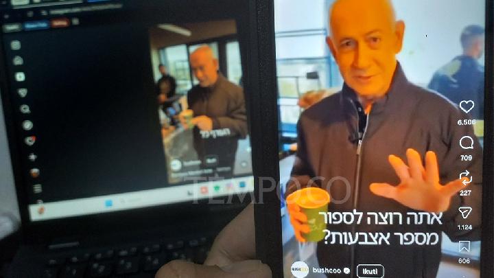 Apakah Video Netanyahu di Kafe Buatan AI? Ini Klaim Grok