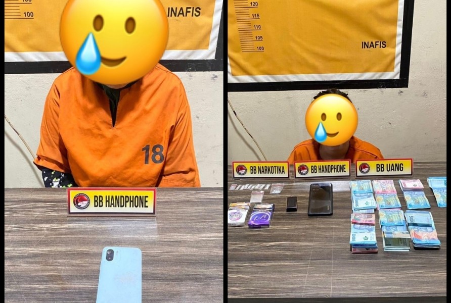 Polres Inhil Bekuk Dua Ibu Rumah Tangga Pengedar Sabu di Tembilahan Hulu