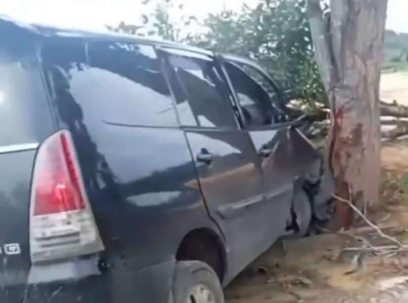 Ulama Kondang Rohul Ustaz Dr. Yulihesman Mengalami Kecelakaan di Jalan Lingkar Pematang Berangan