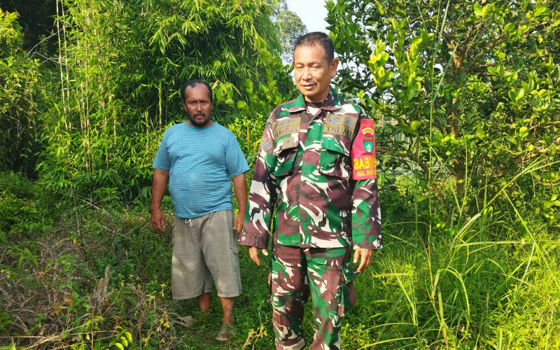 Serka Abu Kasim Litiloly Ajak Warga Bukit Datuk Cegah Karhutla dan Jaga Lingkungan