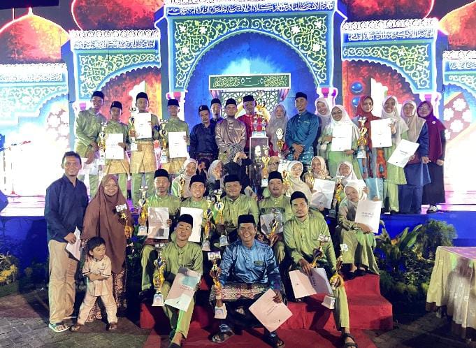 Tiga Tahun Beruntun, Desa Senggoro Raih Juara Umum MTQ ke-57 Kecamatan Bengkalis