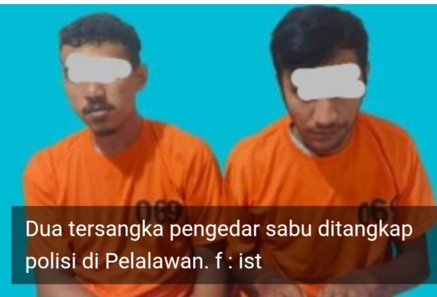 Dua Pemasok Sabu dari Pekanbaru Dibekuk di Km 55 Pangkalan Kerinci