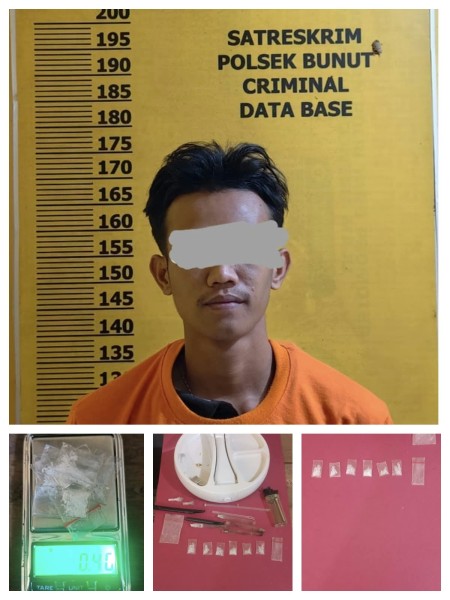 Polsek Bunut Ringkus Pengedar Sabu di Pangkalan Bunut, Pemasok Masuk Daftar Buronan Polisi