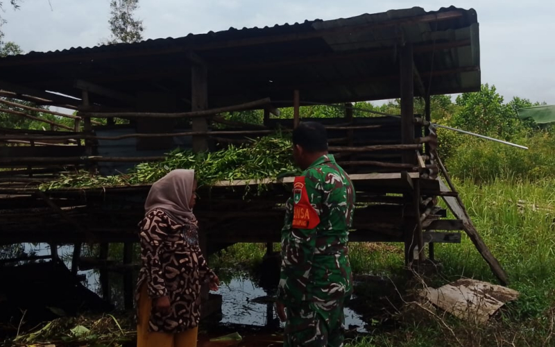 Serda Marwis Aktif Sosialisasikan Pencegahan PMK kepada Peternak Kambing di Tanjung Palas